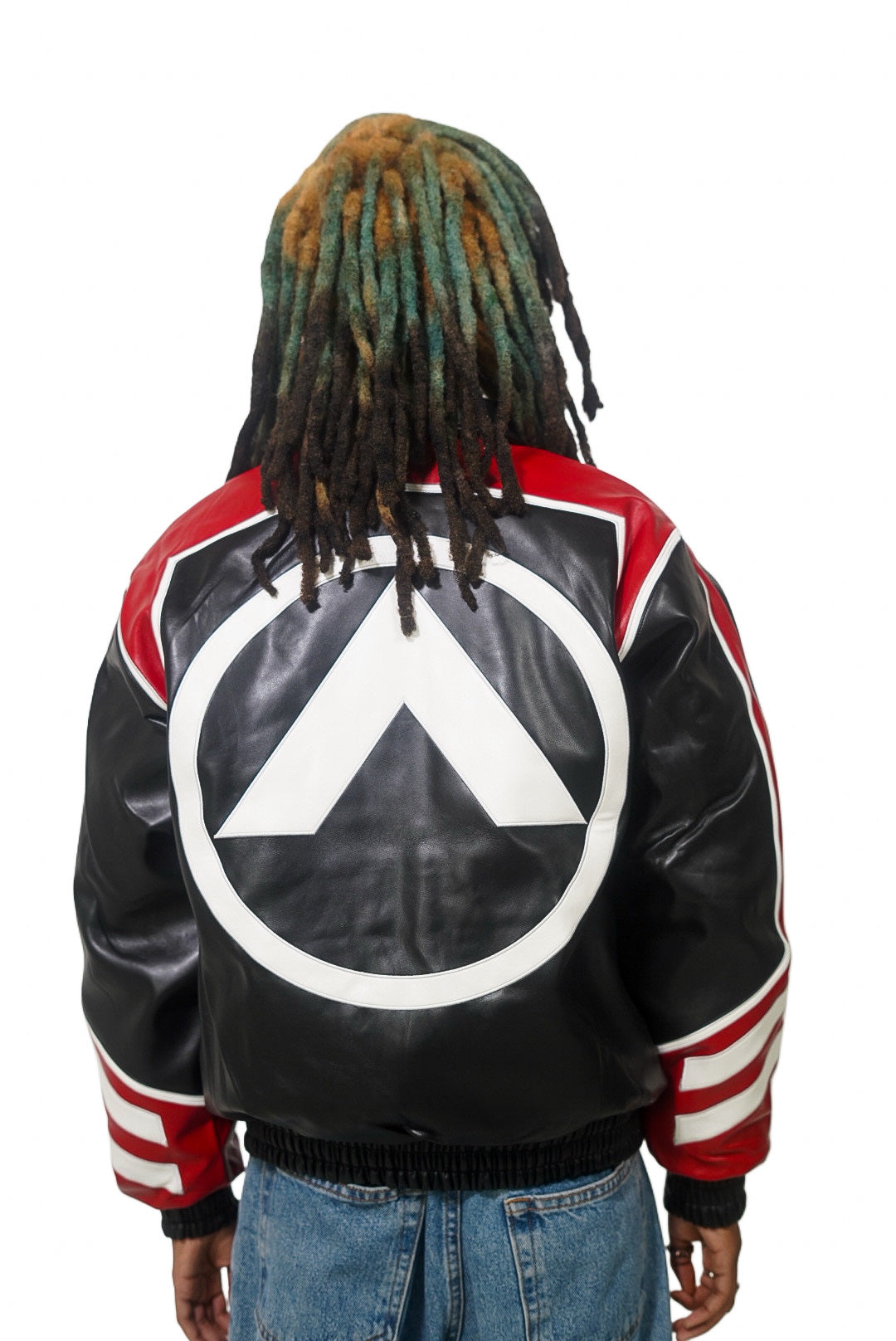 DAKOBE VINTAGE FAUX LEATHER JACKET