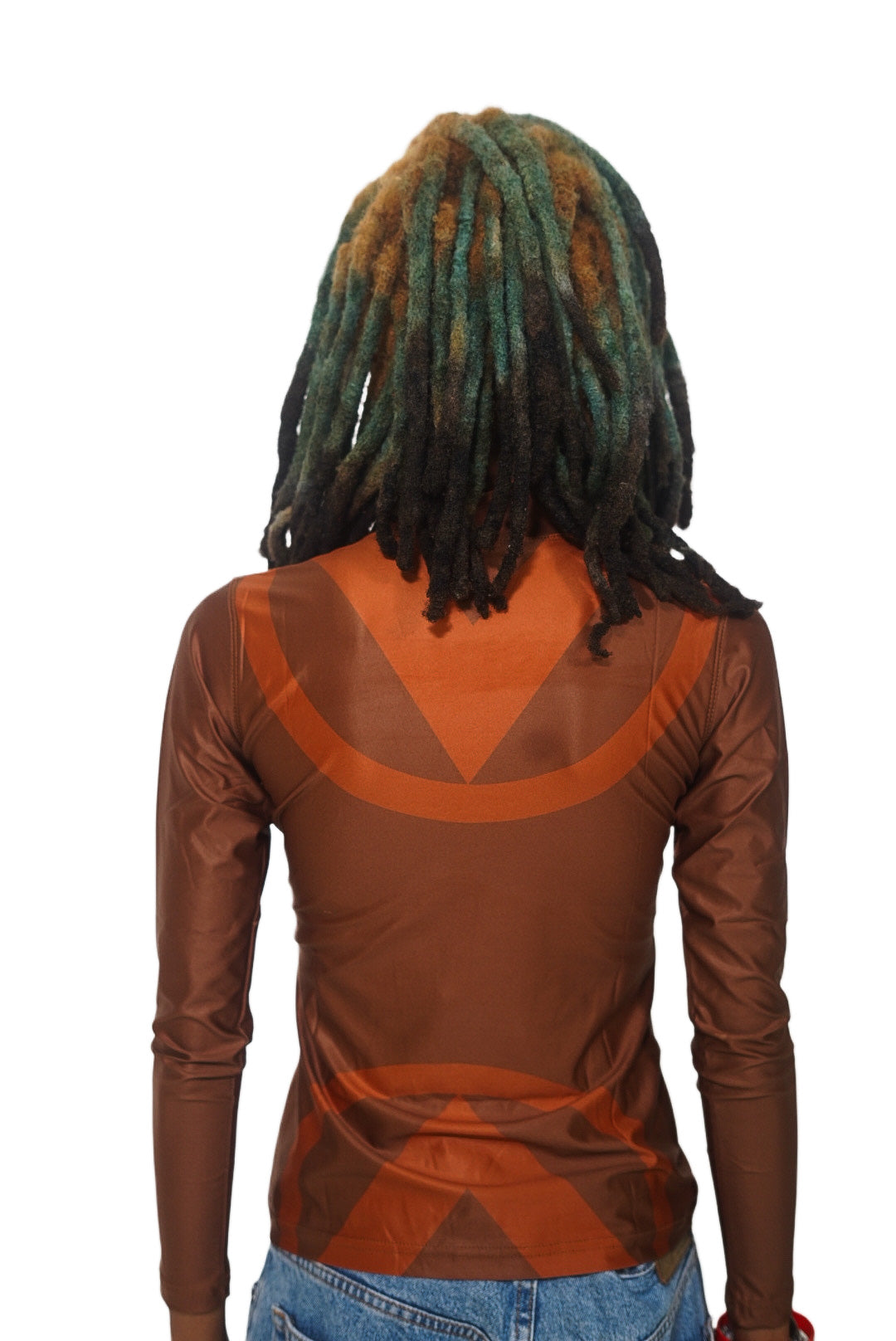 BRONZE MULTI-COLOR STRETCHED SHIRT