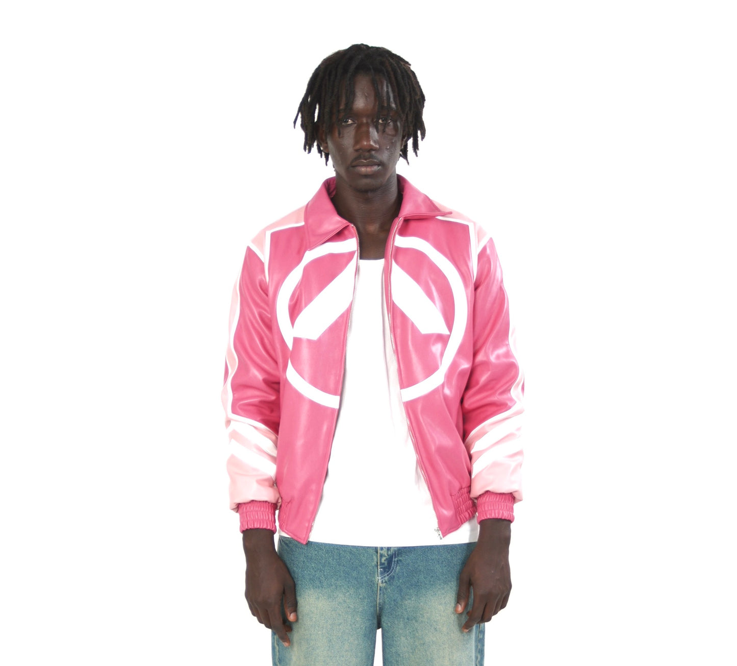 DAKOBE VINTAGE FAUX LEATHER JACKET